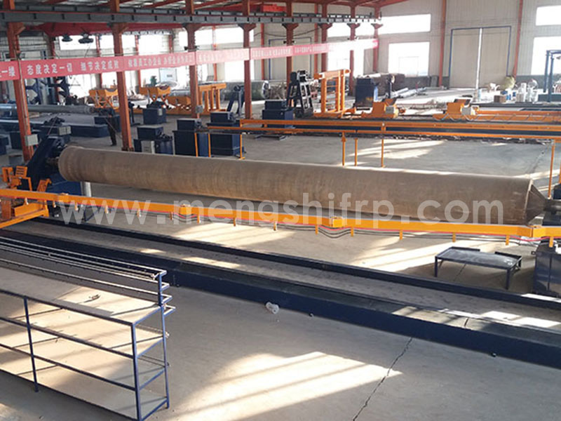 濕法下夾砂管道生產線